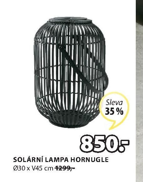 SOLÁRNÍ LAMPA HORNUGLE