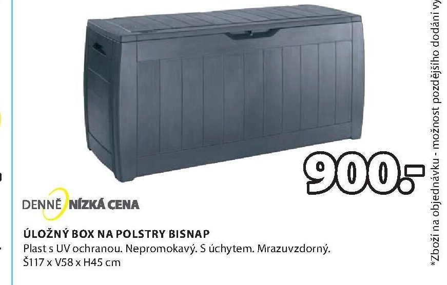 Úložný box na polstry Bisnap