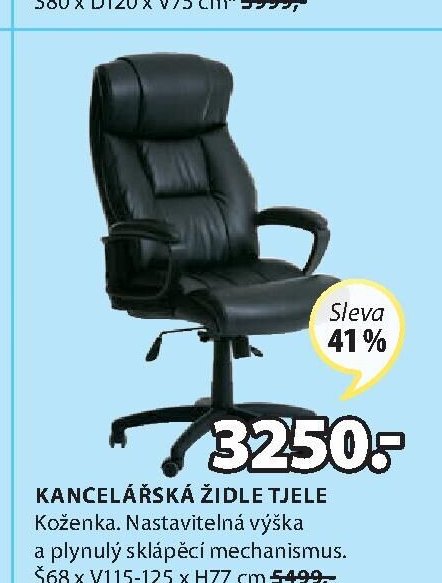 KANCELÁŘSKÁ ŽIDLE TJELE
