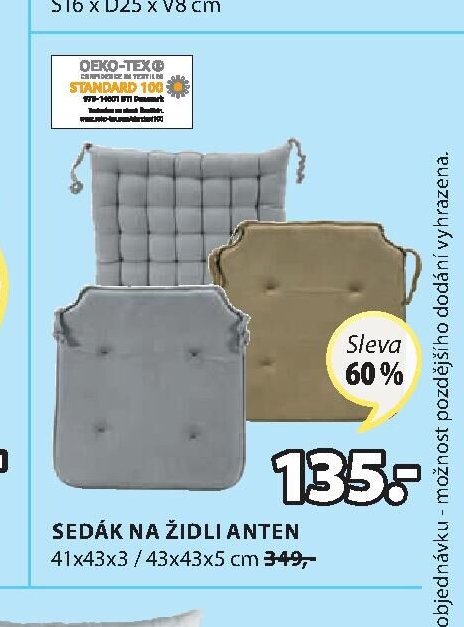 Sedák na židli ANTEN