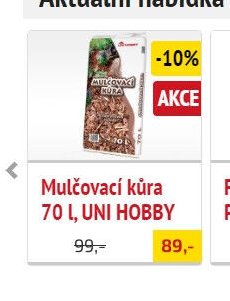 Mulčovací kůra 70 l, UNI HOBBY