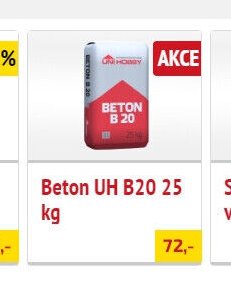 Beton UH B20 25 kg