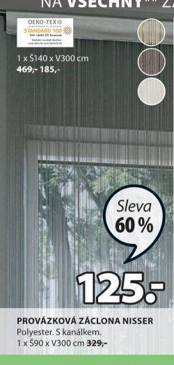 PROVÁZKOVÁ ZÁCLONA NISSER