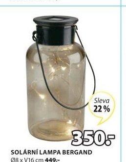 Solární lampa Bergand