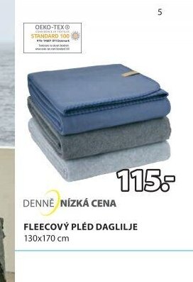 FLEECOVÝ PLÉD DAGLILJE