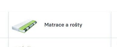 Matrace a rošty