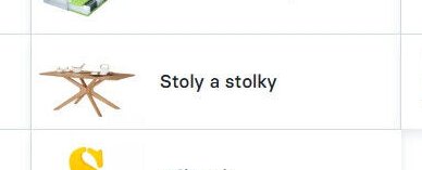 Stoly a stolky