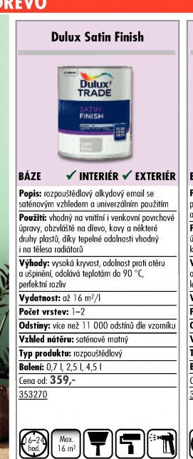 Dulux Satin Finish