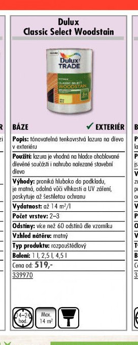 Dulux Classic Select Woodstain