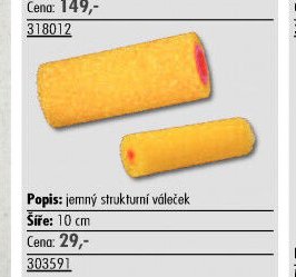 jemný strukturní váleček 10 cm