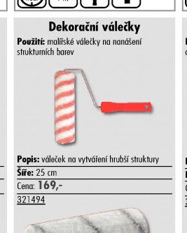 Dekorační válečky