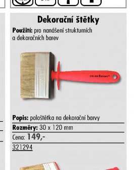 Dekorační štětky