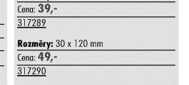 štětka plochá na strukturní barvy 30 x 120 mm