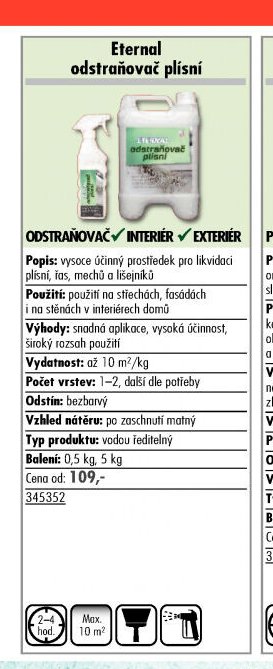 Eternal odstraňovač plísní