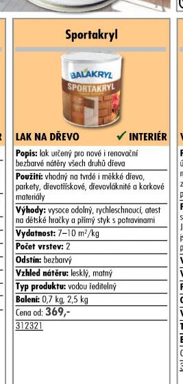Balakryl Sportakryl
