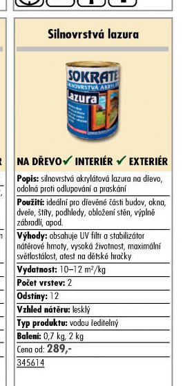 Silnovrstvá lazura