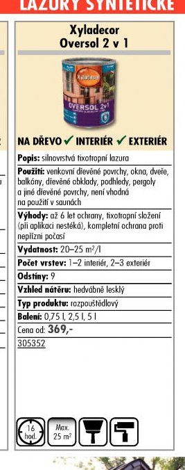 Xyladecor Oversol 2 v 1