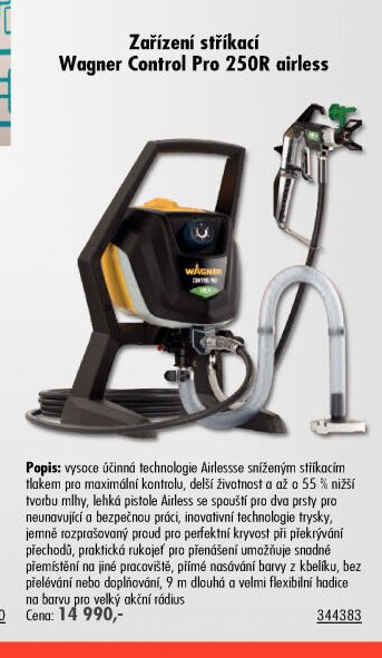 Zařízení stříkací Wagner Control Pro 250R airless