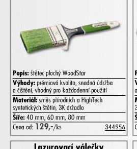 štětec plochý WoodStar