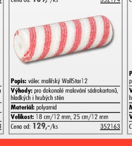 válec malířský WallStar12