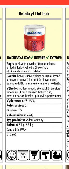 Balakryl Uni lesk