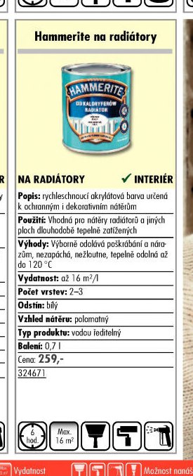 Hammerite na radiátory