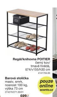 Regál/knihovna POITIER