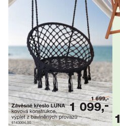 Závěsné křeslo LUNA
