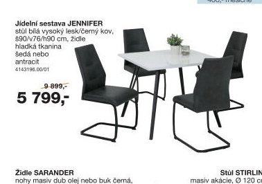 Jídelní sestava JENNIFER