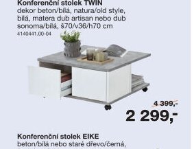 Konferenční stolek TWIN