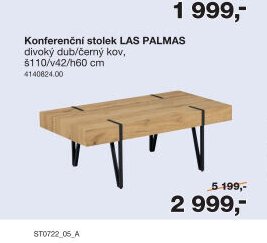 Konferenční stolek LAS PALMAS