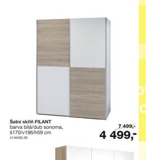 Šatní skříň FILANT
