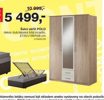 Šatní skříň POLO