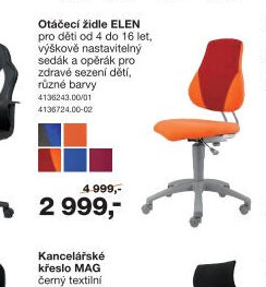 Otáčecí židle ELEN