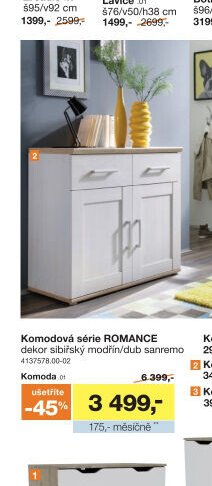Komoda série ROMANCE