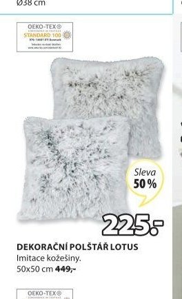 DEKORAČNÍ POLŠTÁŘ LOTUS