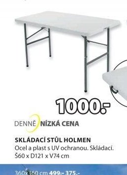 SKLÁDACÍ STŮL HOLMEN
