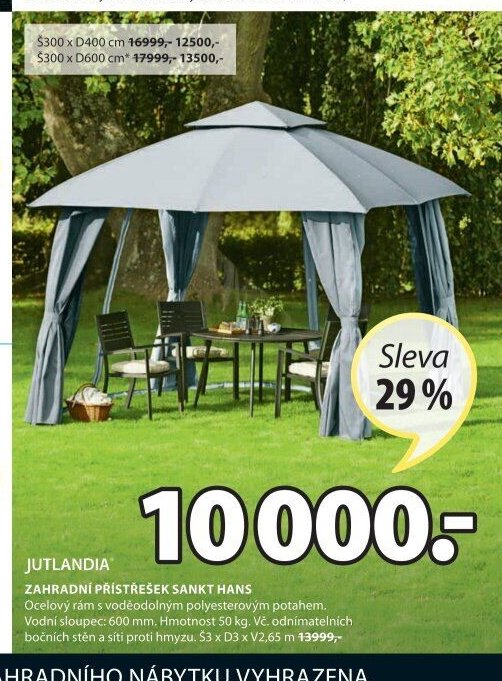 ZAHRADNÍ PŘÍSTŘEŠEK SANKT HANS