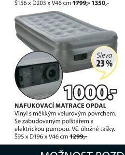 NAFUKOVACÍ MATRACE OPDAL