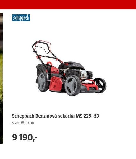 Scheppach Benzínová sekačka MS 225-53