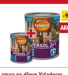 Lazura na dřevo Xyladecor Oversol 2,5 l - mix odstínů