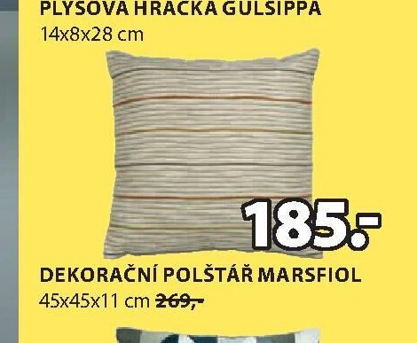 DEKORAČNÍ POLŠTÁŘ MARSFIOL