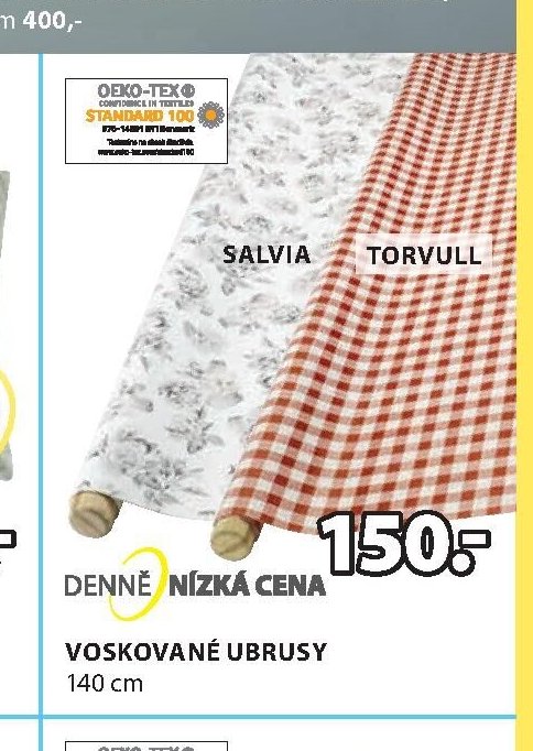 VOSKOVANÉ UBRUSY
