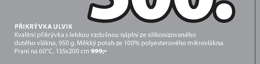 PŘIKRÝVKA ULVIK