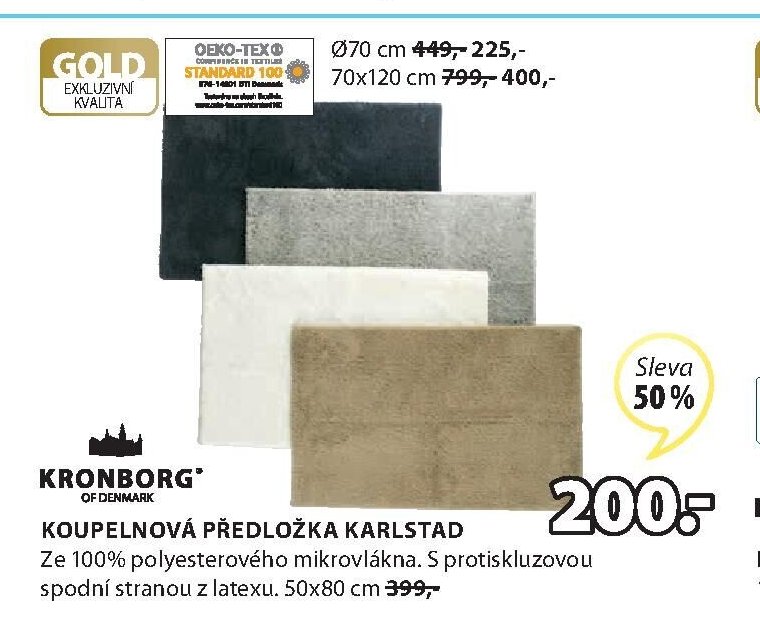 KOUPELOVÁ PŘEDLOŽKA KARLSTAD