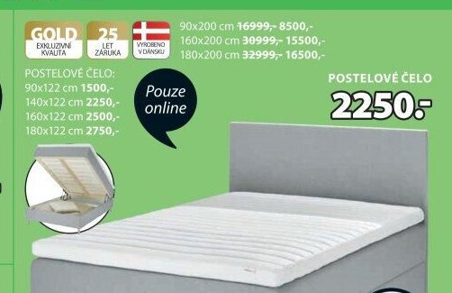 POSTELOVÉ ČELO