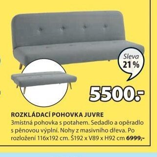 ROZKLÁDACÍ POHOVKA JUVRE