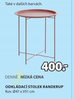 ODKLÁDACÍ STOLEK RANDERUP