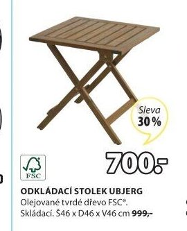 ODKLÁDACÍ STOLEK UBJERG