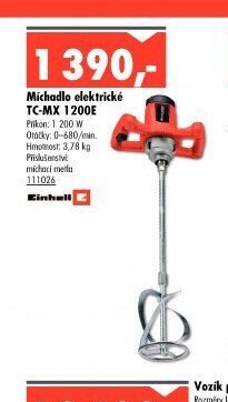 Michadlo elektrické TC-MX 1200E